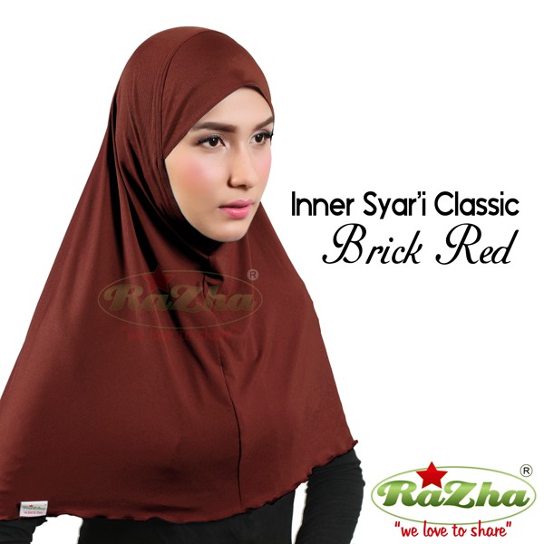 inner syari classic Brick Red