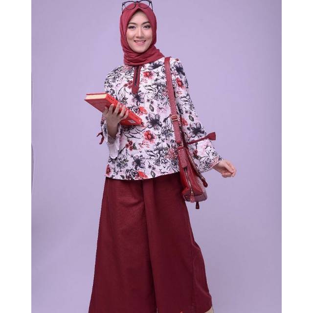 Setelan Blouse & Kulot Nibras