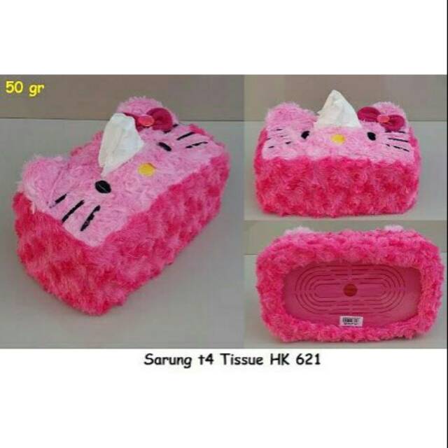 Sarung Kotak Tissue Hellokitty