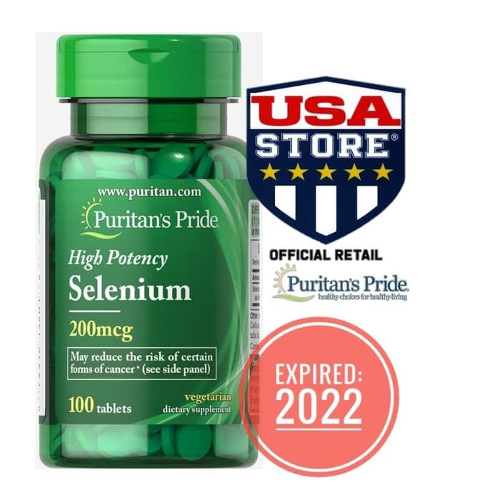 Puritan Selenium 200mcg 100 Tablets