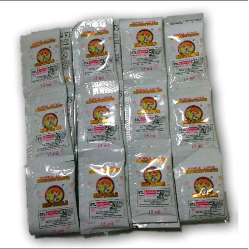 Bubble liquid 15ml reffil bubble gelembung sabun