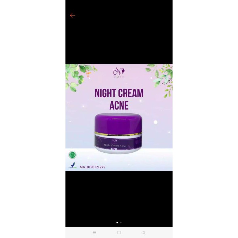 cream acne
