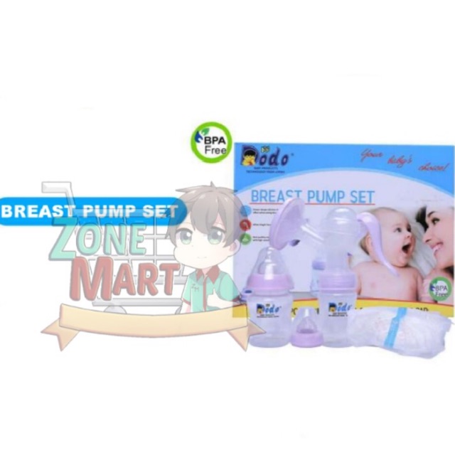 Dodo Breast Pump Set / Pompa Asi Dodo Complete Set