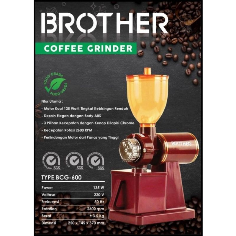 BROTHER COFFEE GRINDER BCG600