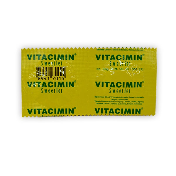 VITACIMIN CHEWABLE TAB STRIP 2'S