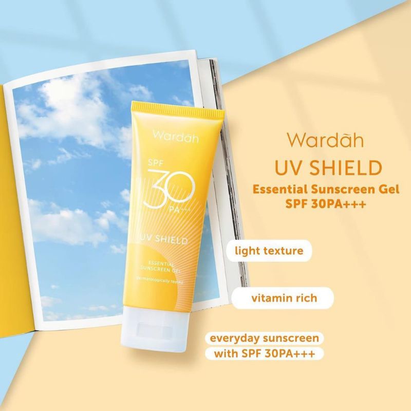 Wardah Uv Shield Essential Sunscreen Gel SPF30