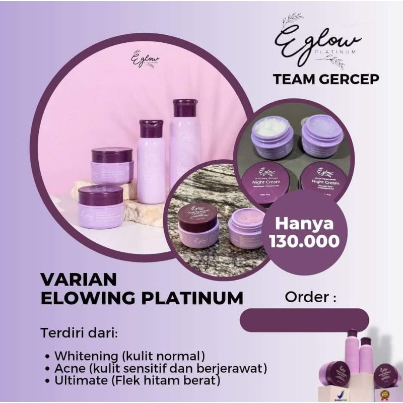 EGLOW grosir 3 paket