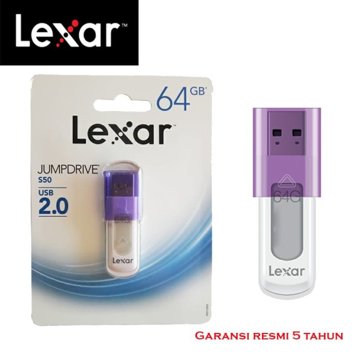 Lexar JumpDrive S50 64GB USB FlashDisk / Drive - Original Flash Disk