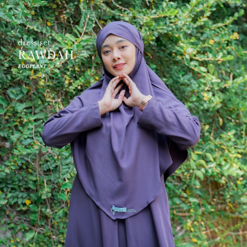 RAWDAH KHIMAR by GREENISM
