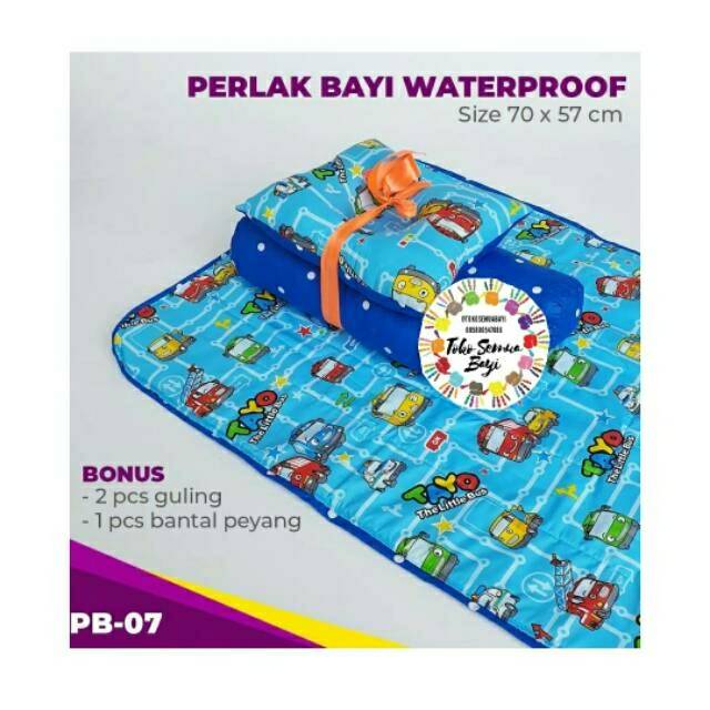 Matras perlak bayi komplit bantal dan guling