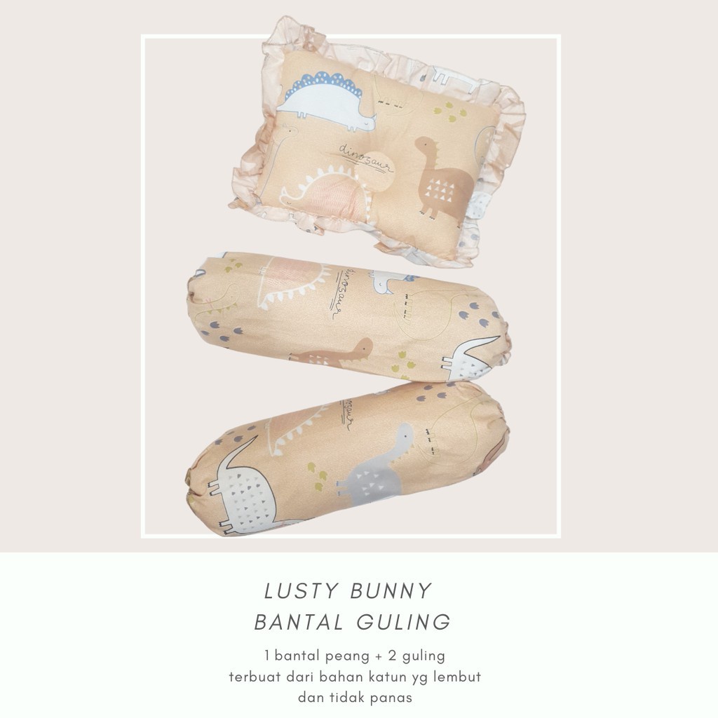 Lusty Bunny Bantal Guling Set bayi