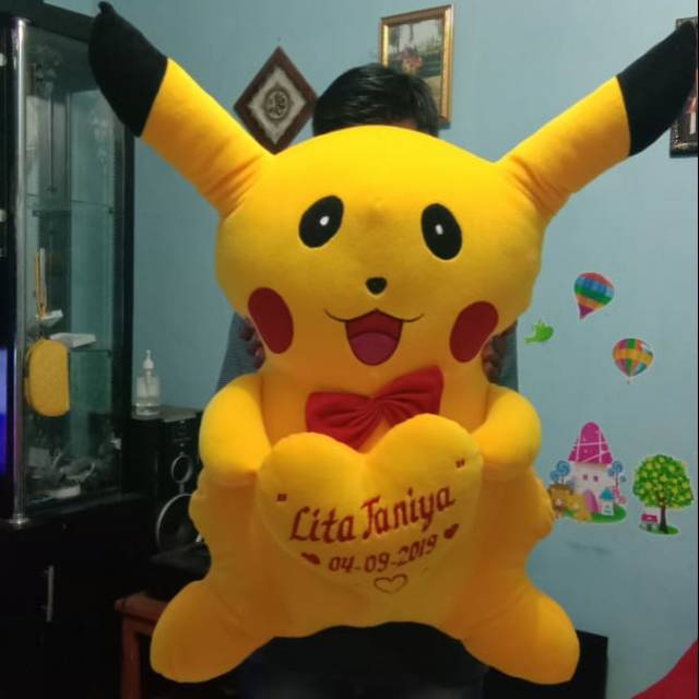 PIKACHU JUMBO GRATIS UKIR NAMA