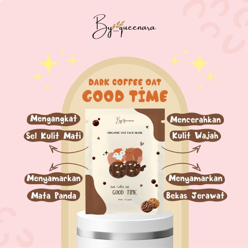 Coffee GOOD TIME Oat face mask