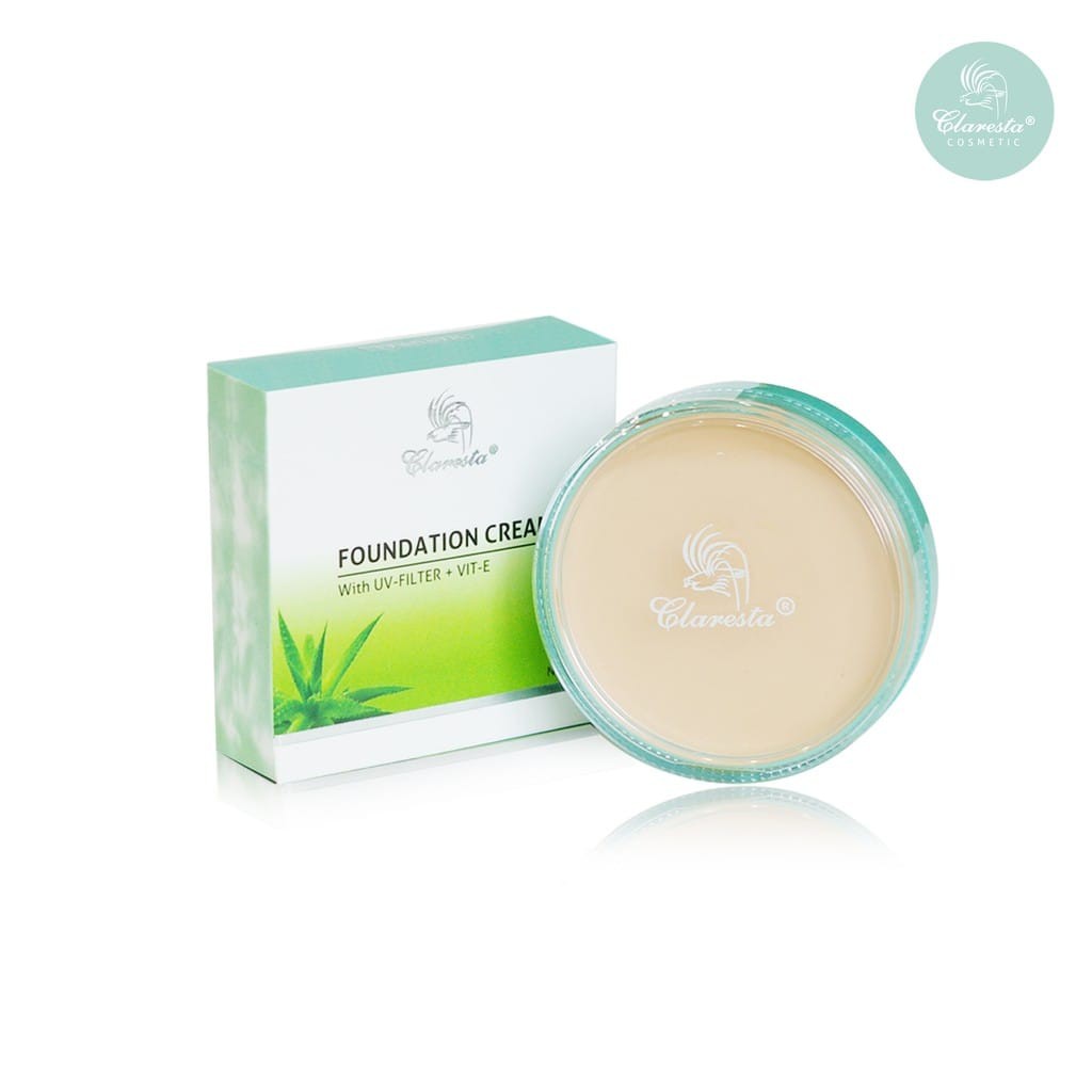 Claresta Foundation Cream With UV-FILTER+VIT-E 28gr ~ Original 100%