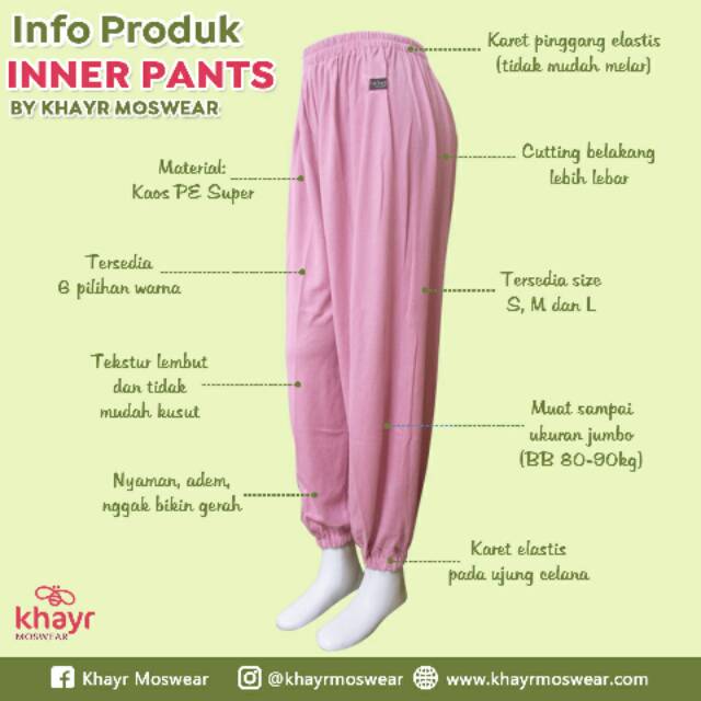 Inner Pants Karet Size S