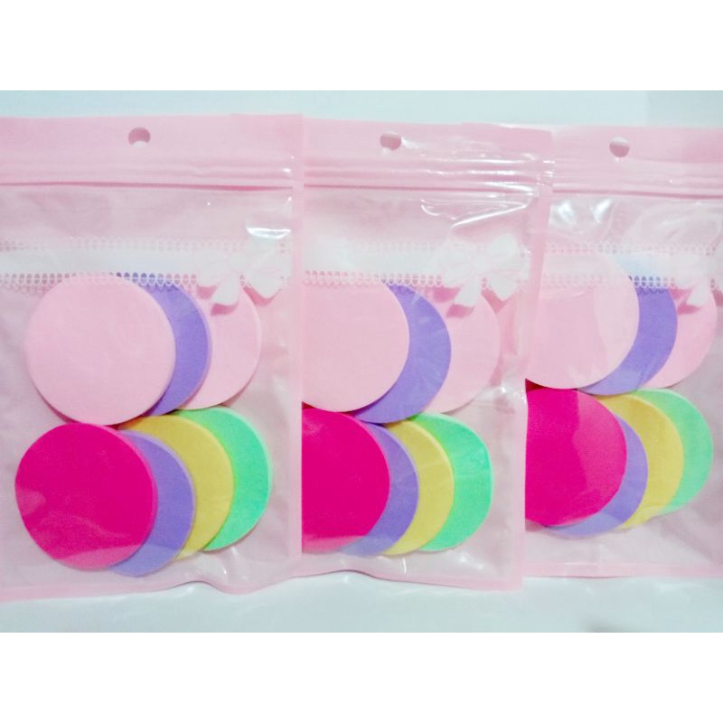 Spons Bedak Warna Warni