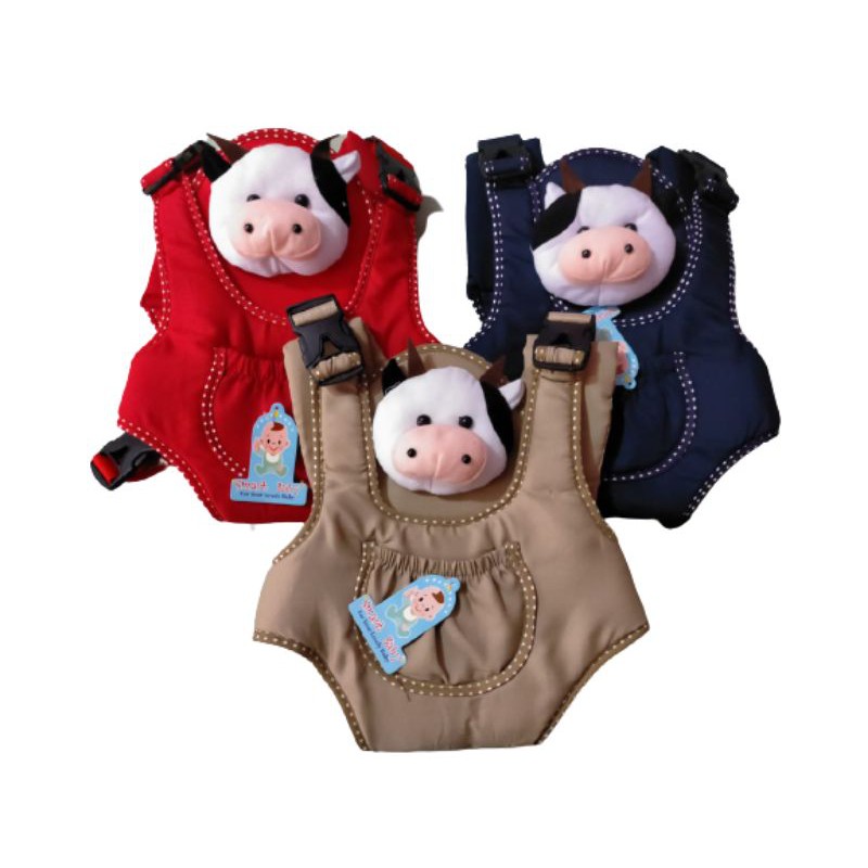 GENDONGAN DEPAN bayi boneka sapi