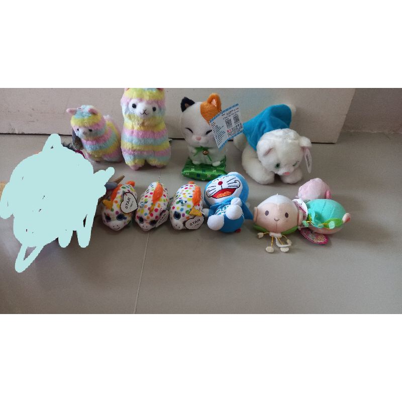 Paket boneka campur new taq..like new