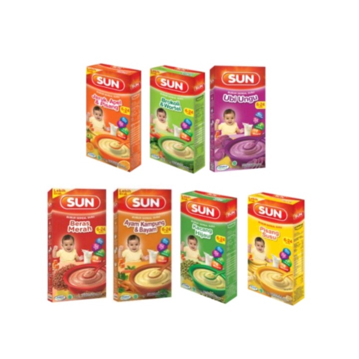 SUN Bubur Sereal Susu Box 120 gr