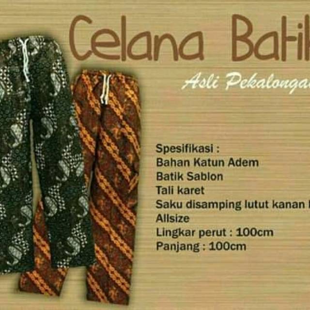 Celana Batik Boim Base
