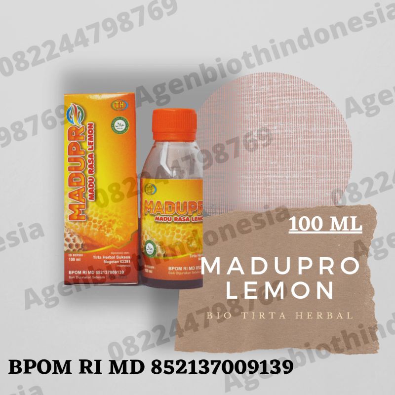 Madupro Lemon 100ml Probiotik Bio TH