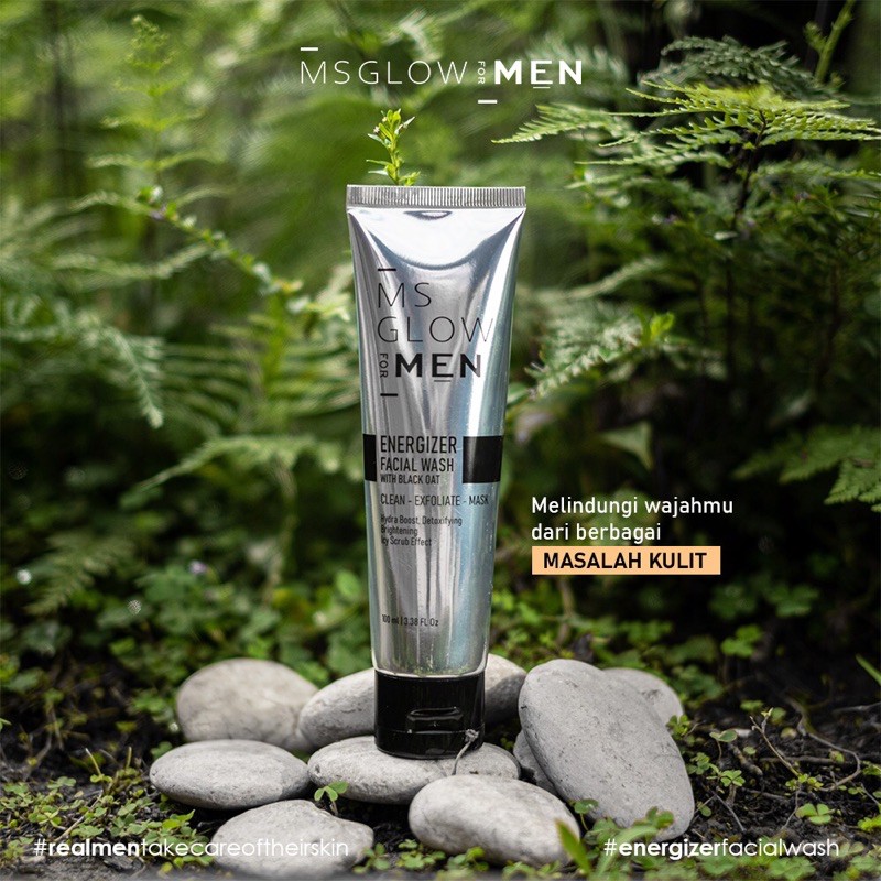 facial wash msglow men