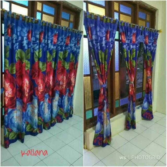 Gorden pintu bunga