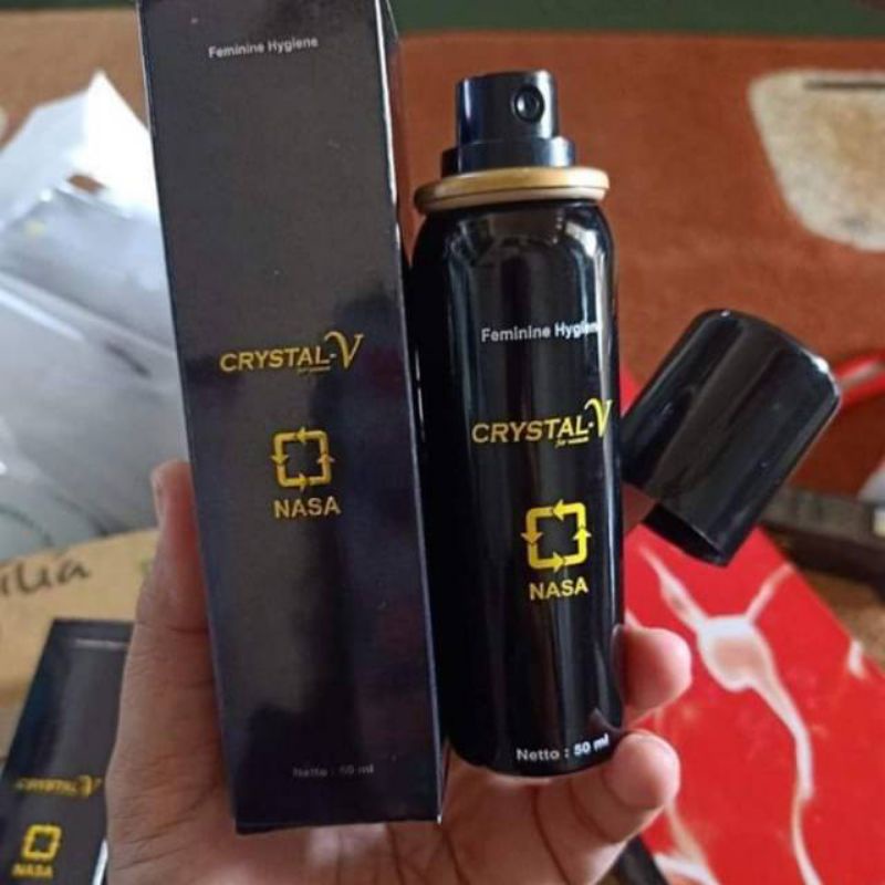 CRYSTAL V/ VSPRAY NASA/CRYSTAL X SEMPROT ASLI BISA COD