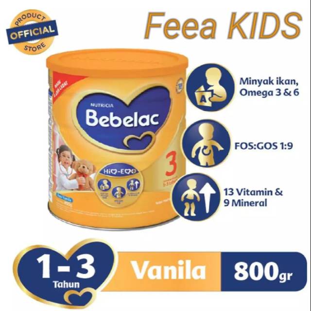 BEBELAC 3 VANILLA MURAH