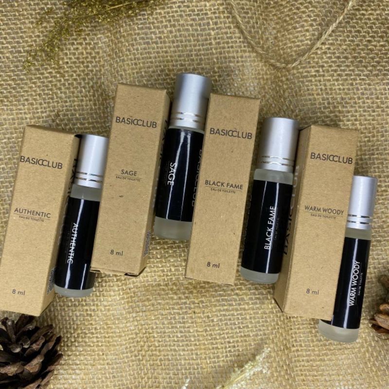PARFUM BASICCLUB UNISEX 8ML ROLL ON BPOM