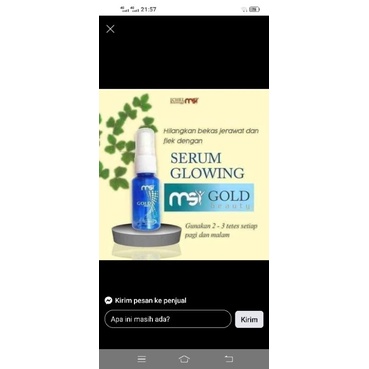 serum glowing