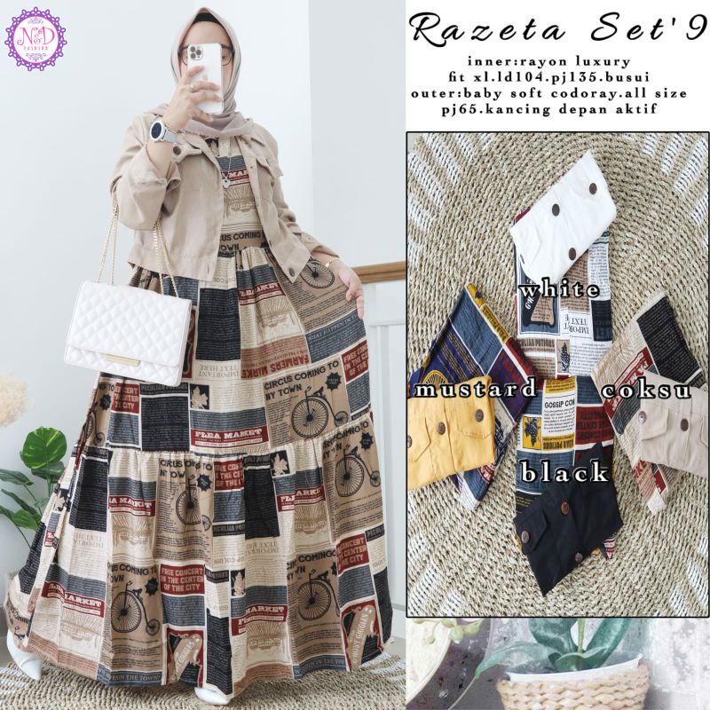 RAZETA SET 9 • ORI BY ND (BISA COD)