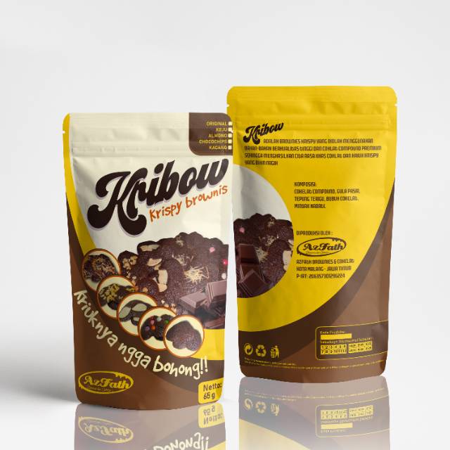 Azfath kripik brownies yang krispy