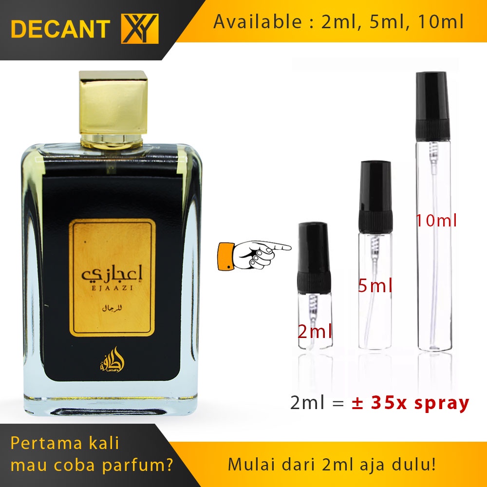 Decant Parfum Lataffa ejaazi 2ml 5ml 10ml