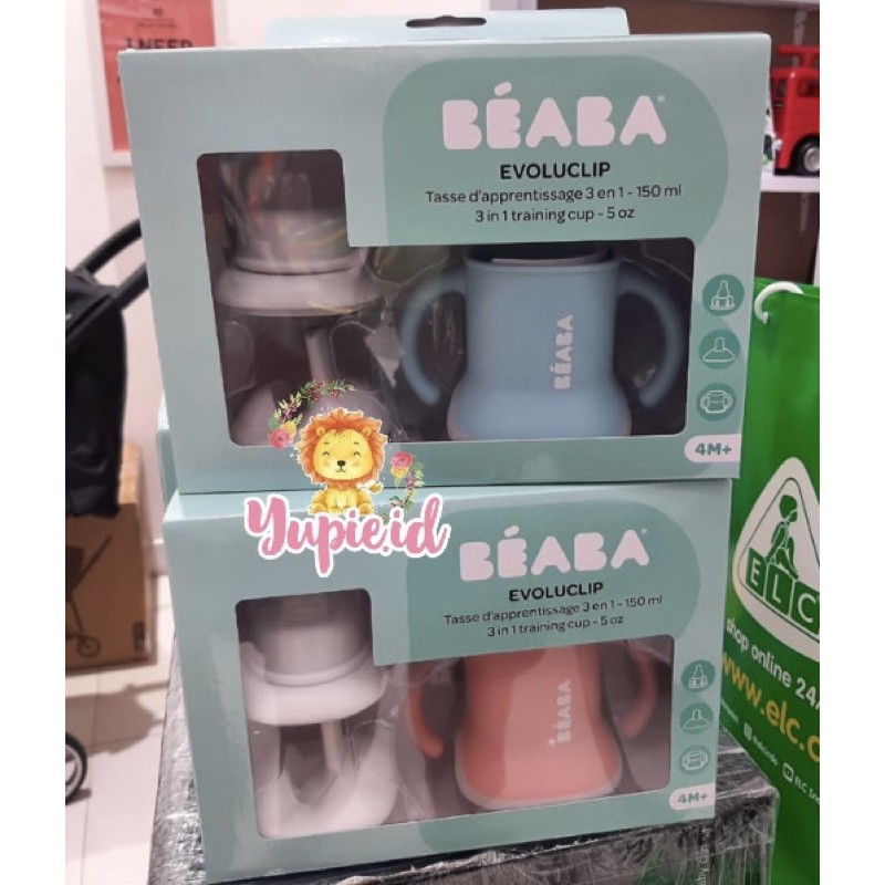 beaba evoluclip 3in1 training cup 150ml