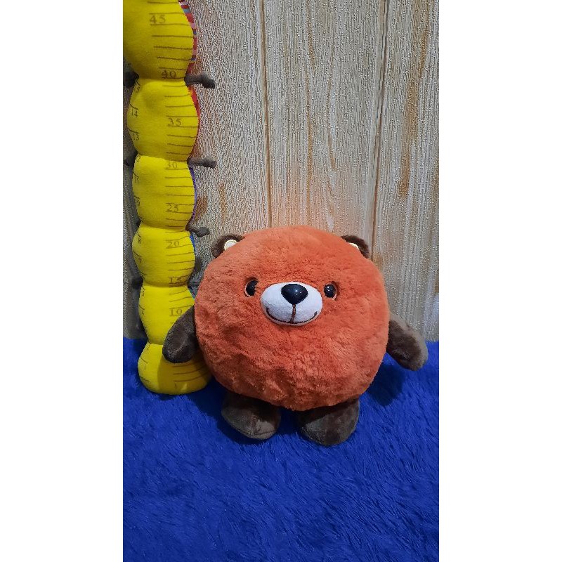 boneka teddy lucu orange