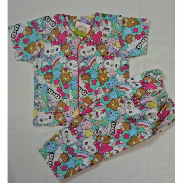 PIYAMA ANAK HELLO KITTY SIZE 👇