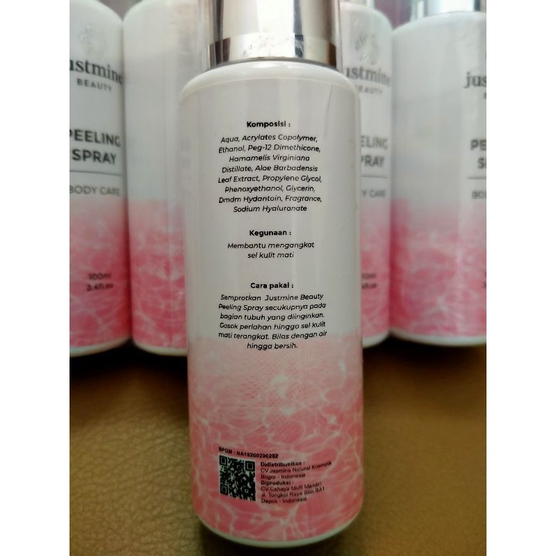 Peeling spray justmine
