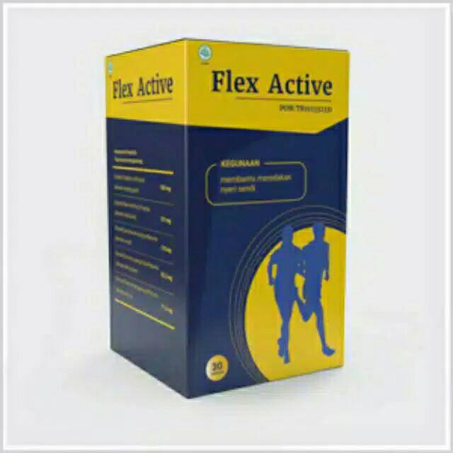 Flex active kapsul obat persendian tulang/otot manjur COD