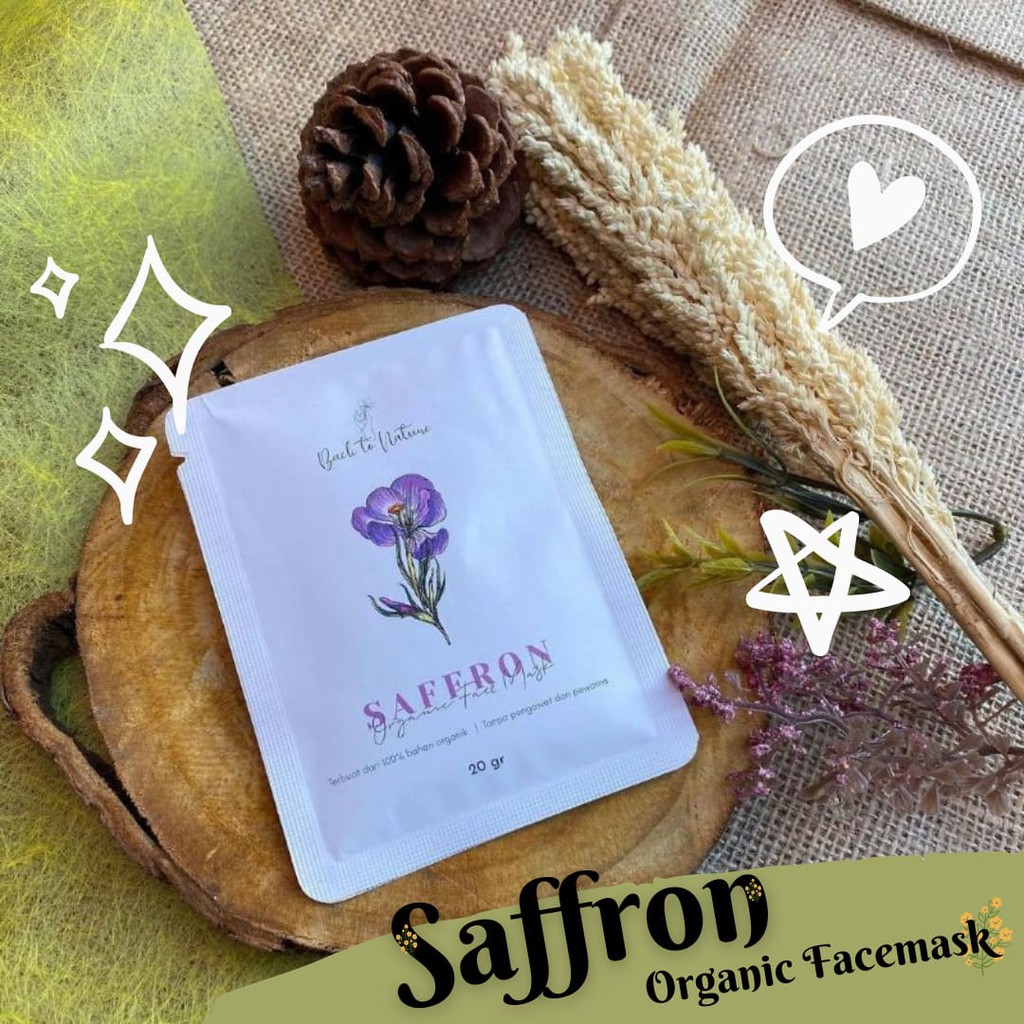 Saffron Organik Facemask