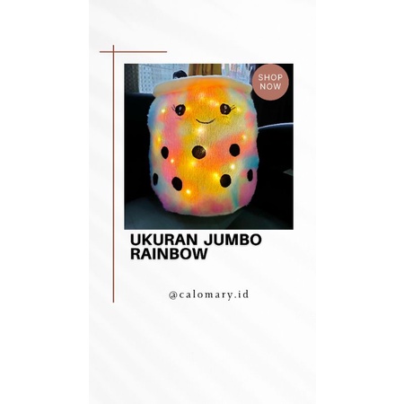 Boneka virall BOBA RAINBOW BULU HALUS (COD)