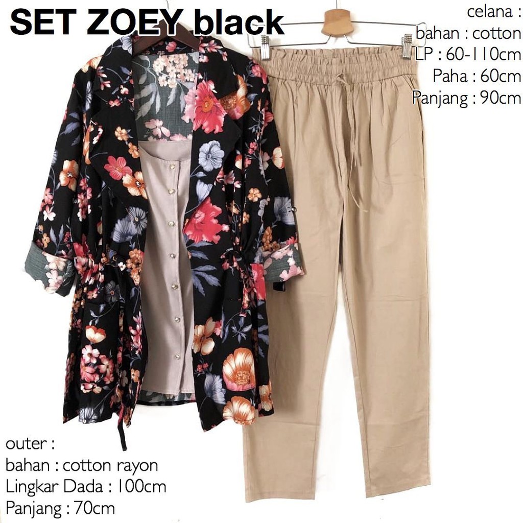 SET ZOEY BLACK / devilknitwear devilknit_id