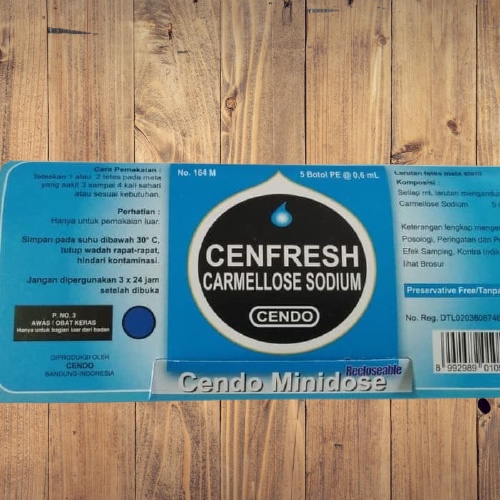 CENDO CENFRESH MINIDOSE PER STRIP