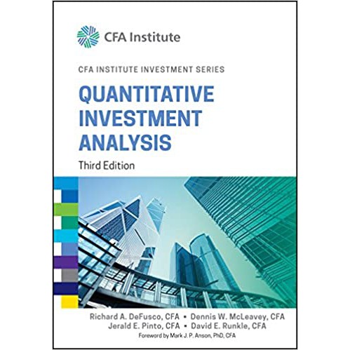 Quantitative Investment Analysis by Defusco