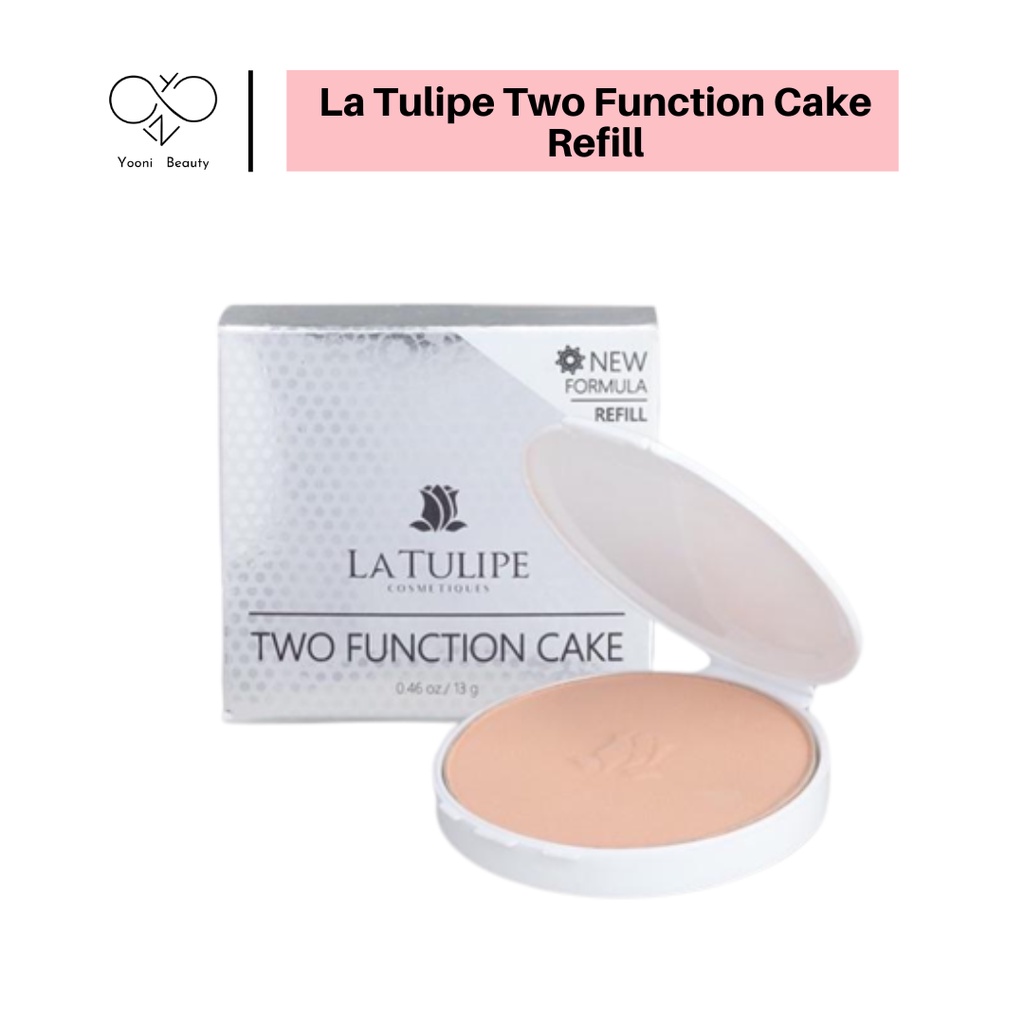 La tulipe Two Function Cake Refill / Latulip TWC Refill / Bedak Padat La Tulipe Refill Murah Bisa COD