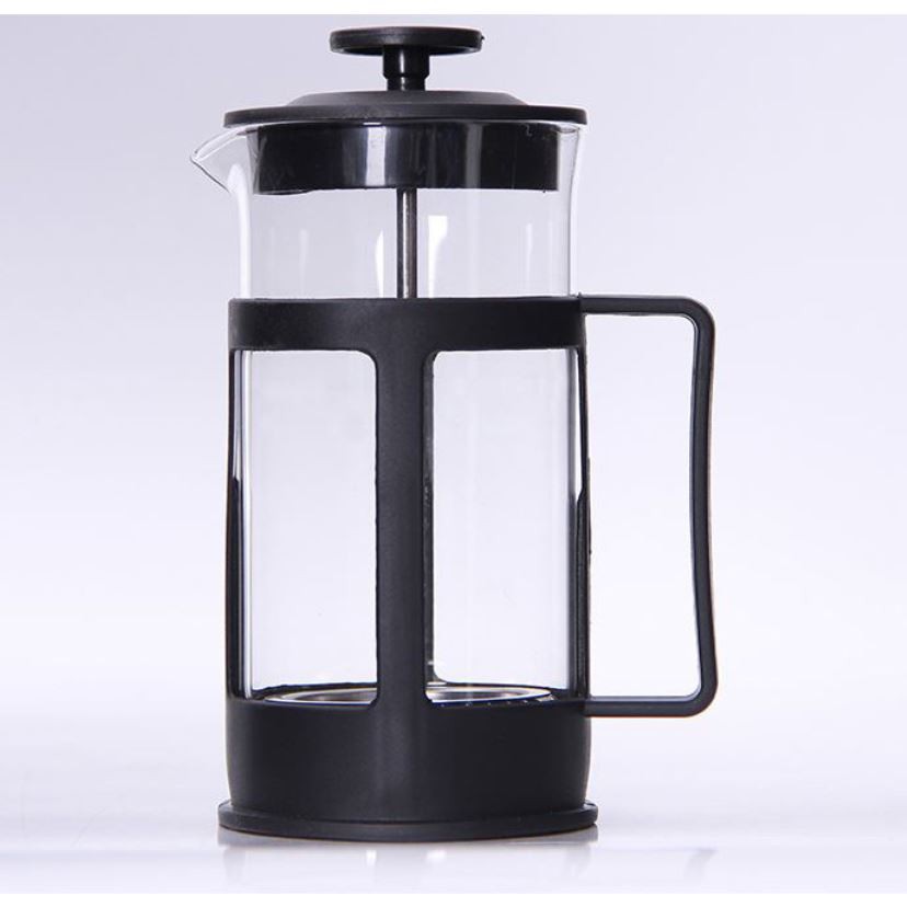 French Press Coffee Maker Pot Bean Pattern 600ml