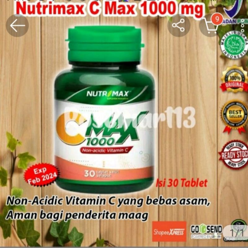 Nutrimax cmax 1000mg 30tablet