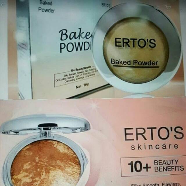 Baked powder ertos