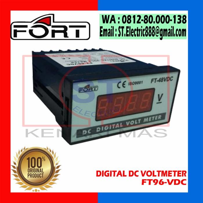 Voltmeter Digital Dc Voltmeter Fort / Ft96 - Vdc / Size 96X96