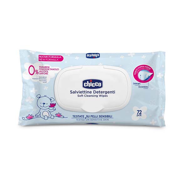 Chicco Cleansing Wipes 72pcs